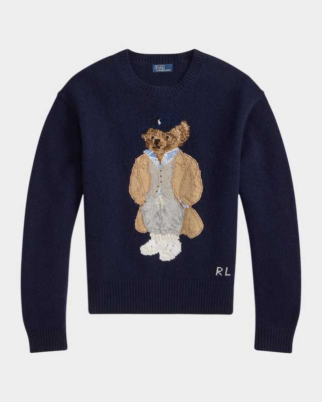 Polo Bear Wool-Cashmere-Blend Sweat